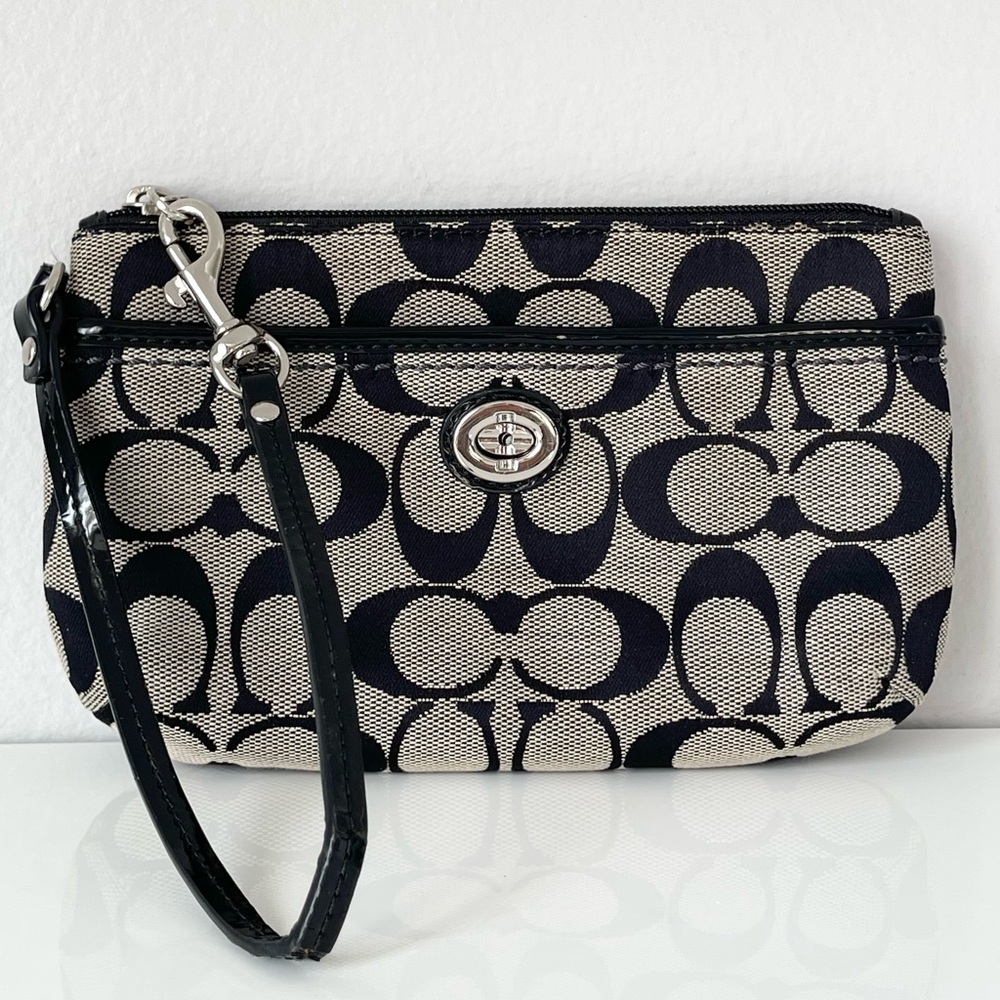 Coach Signature Small Bag Wristlet
